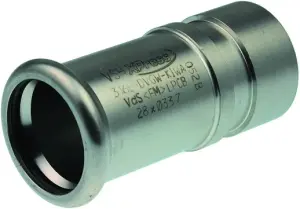 RACCORD A SERTIR PASSERELLE INOX 316L / RAINURE XPRESS