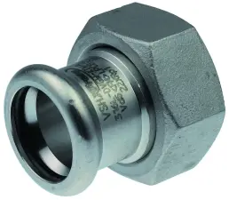 RACCORD MIXTE A SERTIR INOX 316L / A ECROU TOURNANT XPRESS