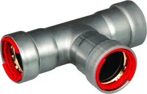 TE EGAL A SERTIR POUR TUBE ACIER A PAROI EPAISSE POWERPRESS