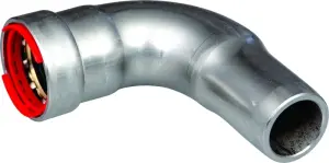 COUDE 90° MALE FEMELLE A SERTIR POUR TUBE ACIER A PAROI EPAISSE POWERPRESS