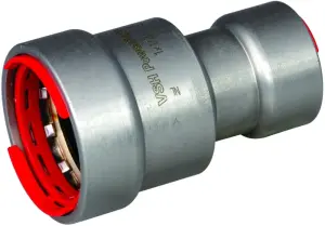 REDUCTION FEMELLE FEMELLE A SERTIR POUR TUBE ACIER A PAROI EPAISSE POWERPRESS