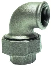 RACCORD FONTE COUDE UNION FF NOIR EN 10242