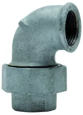 RACCORD FONTE COUDE UNION FF GALVA EN 10242