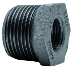 RACCORD FONTE REDUCTION MALE FEMELLE NOIR EN 10242