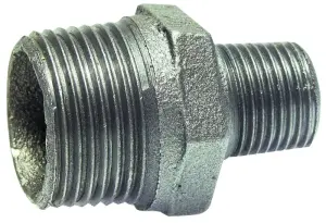 RACCORD FONTE REDUCTION MALE MALE NOIR EN 10242