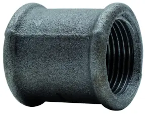 RACCORD FONTE MANCHON FEMELLE DROITE-GAUCHE NOIR EN 10242