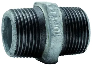 RACCORD FONTE MAMELON MALE MALE GALVA EN 10242