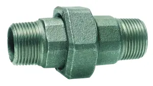 RACCORD UNION FONTE NOIR MALE MALE EN 10242