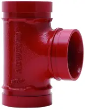 RACCORD RAINURE TE FONTE GS FINITION EPOXY ROUGE