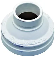 RACCORD RAINURE REDUCTION FONTE GS FINITION EPOXY BLANC