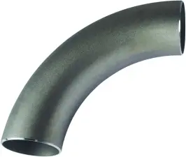 COURBE 5D ACIER NOIR 90° A SOUDER EN 10253-1