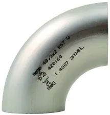 COURBE 3D INOX 304L 90° A SOUDER