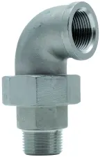 COUDE UNION INOX 316 90° A VISSER MALE FEMELLE