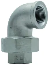 COUDE UNION INOX 316 90° A VISSER FEMELLE FEMELLE