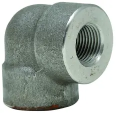 COUDE ACIER FORGE 90° A VISSER FEMELLE FEMELLE NPT SERIE 3000