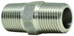 MAMELON INOX 304L FORGE A VISSER MALE MALE NPT SERIE 3000