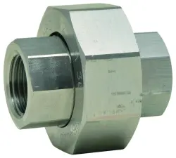 UNION INOX 304L FORGE A VISSER FEMELLE FEMELLE NPT SERIE 3000