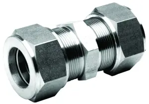RACCORD A COMPRESSION INOX 316L UNION EGAL DOUBLE BAGUE