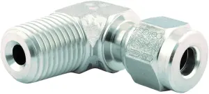 RACCORD A COMPRESSION INOX 316L COUDE 90° MALE NPT DOUBLE BAGUE