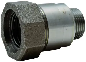 RACCORD ACIER VITE FER NOIR MALE AMBLARD