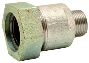 RACCORD ACIER VITE FER GALVANISE MALE AMBLARD ACS