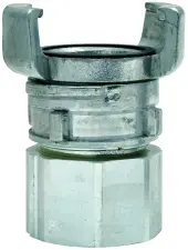 DEMI-RACCORD SYMETRIQUE FEMELLE AVEC VERROU INOX