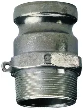 RACCORD A CAMES ALUMINIUM A VISSER MALE NF EN 14420-7