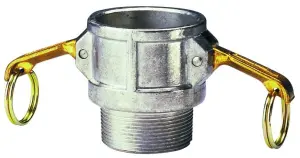 COUPLEUR A CAMES ALUMINIUM A VISSER MALE NF EN 14420-7