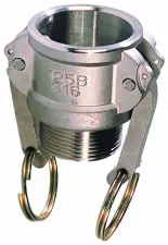 COUPLEUR A CAMES INOX 316 A VISSER MALE NF EN 14420-7