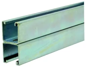 RAIL STRUT DOUBLE ELECTRO-ZINGUE 41X82 EP 2,5 MM RZ5D