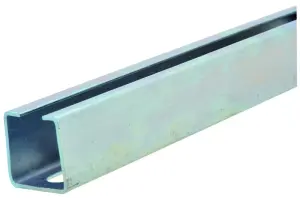 RAIL ACIER ELECTRO-ZINGUE RC3840 TYPE C - 2 ou 3ml - A la barre