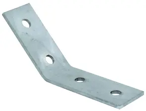 EQUERRE 135° 4 TROUS INOX