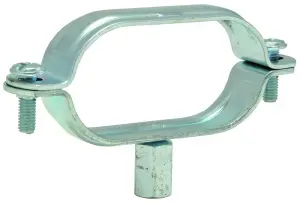 COLLIER OVALE A EMBASE DOUBLE POUR LIAISON SOLAIRE BI-TUBE
