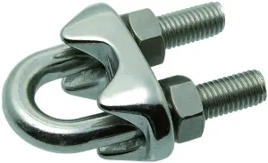 SERRE CABLE ETRIER INOX A4