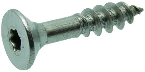 VIS BOIS TETE FRAISEE TORX ZINGUE BLANC