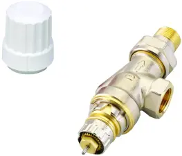 CORPS THERMOSTATIQUE EQUERRE INVERSE A VISSER DANFOSS RA-IN