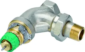 CORPS THERMOSTATIQUE EQUERRE A VISSER AUTO-EQUILIBRANT RA-DV DANFOSS