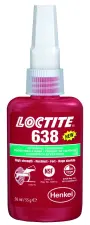COLLE HAUTE RESISTANCE POUR SURFACES CYLINDRIQUES LOCTITE 638