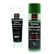 GRAISSE MULTISERVICE TUBE ET AEROSOL EXTREME PRESSION AU LITHIUM GEB
