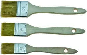 LOT DE 3 PINCEAUX