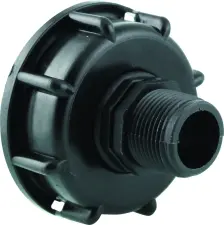 RACCORD POUR CUVE IBC AVEC EMBOUT MALE FILETE