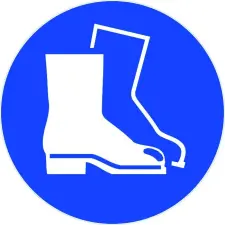 ETIQUETTE CHAUSSURE DE SECURITE OBLIGATOIRE M008