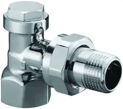 COUDE DE REGLAGE CHROME DE RADIATEUR EQUERRE A VISSER SERIE COMBI C OVENTROP