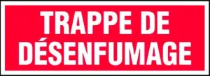 PANNEAU PVC TRAPPE DE DESENFUMAGE