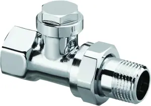 TE DE REGLAGE CHROME DE RADIATEUR DROIT A VISSER SERIE COMBI C OVENTROP