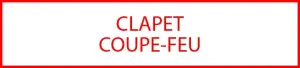 ETIQUETTE CLAPET COUPE FEU