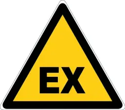 ETIQUETTE RIGIDE DANGER EX