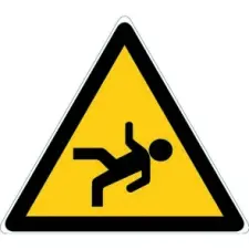 ETIQUETTE RIGIDE DANGER DE CHUTE