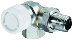 CORPS THERMOSTATIQUE ANGLE A GAUCHE A VISSER M30x1,5 SERIE AV9 OVENTROP
