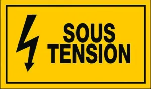 ETIQUETTE RIGIDE SOUS TENSION